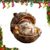Colgante de Bellota de Animal del Bosque Nuevo - Colgante de Animal de Piña de Bosque a Cuadros de Acrílico Decoración para Fiesta en Casa