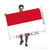 Atacado tamanho do pé 3*5 pés 90 * 150cm Bandeira de Mônaco suporte de bandeira de poliéster