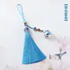 Saquinho de Aromaterapia Portátil Esmaltado Pingente de Celular Cordão Estilo Chinês Pingente Personalizado Chaveiro de Carro para Mulheres