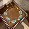 Pulsera de Calabaza con Baño de Oro Real de 18K y Circonita Azul, Pulsera de Estilo Lujoso Ligero de Gama Alta, Nuevo Estilo Chino, Accesorio de Mano Simple y Versátil