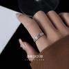 Anillo de Plata de Ley 925 con Moneda de Cobre para Mujer, Lujo Ligero y Sensación de Alta Gama, Anillo de Pareja Ajustable, Nueva Joyería de Anillo de Moneda Estilo Chino