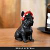 Nueva y linda muñeca de perro mascota, artesanías, adornos de resina de dibujos animados, decoraciones para el hogar, la sala de estar y el escritorio de la oficina