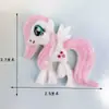 Nuevo Dibujo Animado Cara Brillante Pony Diy Hecho a Mano Accesorios para Pasador de Pelo Infantil Funda para Teléfono Móvil Pegatina para Taza de Agua Accesorios de Resina
