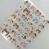 Novos Adesivos de Unha Maillard Sexy Estampa de Leopardo Gatinho Fofo Desenho Animado Headwear Laço Embossado Joias DIY