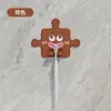 Gancho Eléctrico para Cepillo de Dientes con Gancho de Rompecabezas Divertido y Lindo Montado en la Pared del Baño Gancho para Tocador Sin Taladro