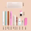 Conjunto Completo de Ferramentas para Manicure para Remover Cutículas, Cortar Unhas, Lixar Unhas, Tira Polidora, Tira para Lixar Unhas, Cuidados Caseiros com as Unhas
