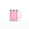 Caneca de Aço Inoxidável 304 Colorida Transfronteiriça, Caneca de Café a Vácuo para Escritório, Isolamento de Camada Dupla, Conservação de Frio, Caneca para Sorvete
