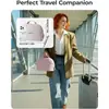 Bolsa de Maquillaje Acolchada Transfronteriza Feihong, Bolsa de Almacenamiento Cosmético Esponjosa y Elegante, Bolsa de Almacenamiento Portátil para Artículos de Tocador de Viaje