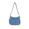 Bolso Cruzado de Nylon con Textura de Alta Calidad, Diseño Versátil, de un Solo Hombro, Gran Capacidad, para Salidas, Viajes Diarios, Casual