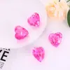 Cristal Acrílico Transparente Coração Grande Não Poroso Pêssego Coração Gema Brinquedo Recompensa Presente para Crianças Jogo de Escavação de Tesouro