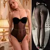 Body Ailani con Hueso de Pescado, Cintura Ajustada con Cadena, Panel de Malla Sexy, Ajustado, Camisón para Venta al por Mayor