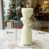 Velas Aromáticas Blancas Sencillas Estilo Nórdico Procesadas y Personalizadas, Decoraciones para el Hogar, Arreglos de Boda, Velas de Forma Geométrica