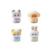 Paisaje en miniatura, adorables figuritas de gatito y cachorro con corbata, adorables decoraciones DIY, accesorios colgantes, pequeños adornos de escritorio