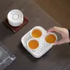 Juego de Té Portátil para Viaje Camping al Aire Libre Bandeja de Té para Coche Tetera para Preparar Té Gongfu Taza de Té Venta al por Mayor