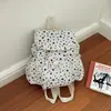Mochila tipo cubo con cordón Estampado de Moda Tela Nueva 2026 para Viajes y Trayectos Diarios Mochila Ligera de Gran Capacidad