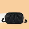 Bolso pequeño para mujer 2026 otoño transfronterizo nuevo modelo bolso plisado cuero suave gran capacidad cremallera de tres capas bolso de hombro cruzado