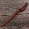 Área Turística Souvenir Antiguo Hecho a Mano Sándalo Rojo Pasador Estilo Chino Madera Broche de Madera para el Cabello para Mujeres