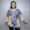Chica gordita Talla Grande Suéter de Punto para Mujer Suelto Sencillo Moda Jersey de Punto Visón Tejido Estampado Estilo Coreano Cubre Vientre