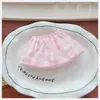 Falda corta BJD de 6 puntos, ropa para muñeca de 30 cm, venta al por mayor de ropa para muñecas, camiseta simple con letras, falda plisada, falda corta