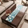 Novo Jogo Americano para Mesa de Centro Estilo Chinês, À Prova d'Água e de Óleo, Luxo Leve, Sensação de Alto Padrão, Vidro Macio Transparente, Novo Modelo para Mesa de Centro da Sala de Estar