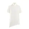Comercio Exterior 2026 Primavera Nuevo Estilo Europeo y Americano Moda Femenina Casual Holgada Versátil Manga Corta Color Sólido Camiseta 5578001