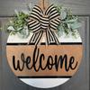 Nuevo Producto Bienvenida Entrada de Bienvenida Mi Hogar Puerta Principal Letrero Colgante Primavera Decoración de Madera para el Hogar Péndulo