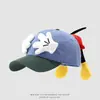 Boné de Baseball Colorido Estilo Coreano e Japonês para Bebê Chapéu com Proteção Solar Super Fofo Transfronteiriço Adorável Chapéu Bico de Pato de Outono para Crianças