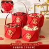 Bolsa de Tela No Tejida Año Nuevo 2027 Decoraciones Rojas Festivas Regalo de Inauguración Recepción de Invitados Regalos Almacenamiento de Snacks de Frutas Decoración de Escena