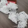 Blanco Tridimensional Peonía Encaje Soluble en Agua Seda de Leche Encaje Hueco Vestido de Novia Hanfu Ropa Femenina Accesorios Vintage
