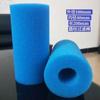Esponja de poro grosso para limpeza de piscina, descontaminação, anti-entupimento, esponja de malha para limpeza, poro grande, algodão filtrante preto, descontaminação