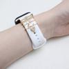 Pulseira de iWatch transfronteiriça DIY fivela decorativa SHEIN TEMU Acessórios para relógio de silicone Apple