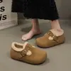Botas de Nieve para Mujer Birkenstock 2026 Nuevas de Invierno sin Cordones con Forro Adicional de Lana Espesa y Cálida Zapatos de Algodón Zapatos para Mujer
