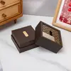 Caja Tradicional de Doble Apertura de Malla Hueca de Gama Alta Heritage para Guardar Coleccionables de Oro y Jade, Caja de Almacenamiento con Cajón, Al por Mayor en Stock