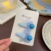 Tela de Gasa Jelly de Primavera Accesorios para el Cabello Infantiles Dulces y Frescos Pinzas para el Cabello de Niña Diademas Pasadores de Lazo Estilo Coreano
