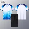 Conjunto de Uniforme de Bádminton, Uniforme Unisex de Voleibol, Ropa Deportiva Estudiantil de Tenis de Mesa, Jersey Estudiantil, Manga Corta DIY