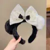 Faixa de Cabeça para Meninas Nova de Inverno para Crianças Foto Lavar o Rosto Faixa de Cabeça Estilo Princesa Meninas Fofa Doce Laço Faixa de Cabeça