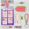 Accesorios Clave, Colgantes Pequeños para Regalo, Llaveros, Llaveros de Oso con Pedrería DIY, Pequeños Regalos Promocionales al por Mayor