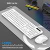 Suprimento transfronteiriço RAIKU rekui LK200 conjunto de teclado e mouse para escritório branco teclado e mouse com fio