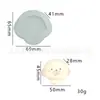 Molde Squishy de Caña Cremosa Temática de Comida, Dos Estrellas, Muñeco de Dibujos Animados, Juguete Squishy para Aliviar el Estrés DIY, Molde de Silicona