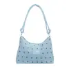 La popular bolsa de mano para dumplings de estilo fresco de este año para mujer, nuevo modelo de otoño 2026, elegante bolso de hombro con lazo, bolso de moda para el antebrazo