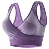 Sem Aro Sexy Costas Bonitas Push-Up À Prova de Choque Tomara que Caia Roupa Íntima Corrida Yoga Fitness Conjunto de Sutiã Esportivo Venda por Atacado