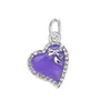 Acessórios para Pulseiras e Colares DIY Transfronteiriços, Pingentes de Coração, Charms de Cordão, Pingentes Florais Artesanais, Materiais para Pendurar em Bolsas