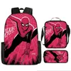 Mochila de Aranha-Homem Desenho Animado Liberação Rápida Transfronteiriça Mochila de Estudante Mochila Escolar Infantil