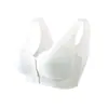 Sutiã exclusivo para mães com fecho frontal, sem aro, plus size, push-up, anti-queda, feito de tecido de seda de amoreira, confortável e permanece no lugar