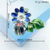 Populares broches de insectos europeos y americanos, creativos pines de mariquita de siete puntos y escarabajos, broches de dibujos animados para camisas, abrigos y ropa