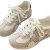 Zapatillas de caña baja estilo papá, nuevo estilo 2026, popular colección de primavera, ligeras, cómodas, de suela gruesa, versátiles para deportes y uso casual, estilo de zapatilla de entrenamiento alemana