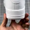 Putian Original Puro Sapatos Masculinos Air Force 1 Branco Puro Clássico Cano Baixo Tênis Branco Cano Alto Cor de Trigo Tênis Af1 Feminino Aj