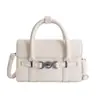 Bolso Pequeño Cuadrado de Color Sólido con Textura Minimalista, Moderno y Elegante, para Mujer, Nuevo Modelo 2026, Bolso de Mano, Bolso Cruzado al Hombro