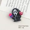 Acessórios de Resina DIY Desenho Animado Joias Frutas Pequenas Halloween Grampo de Cabelo Capa de Celular Fivela de Sapato Chaveiro Pingente com