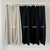 Calça pantalona retrô estilo coreano nova para o inverno de 2026 para mulheres, cintura alta, modelagem que afina a silhueta, perna reta, mistura de lã, perna larga, calça comprida